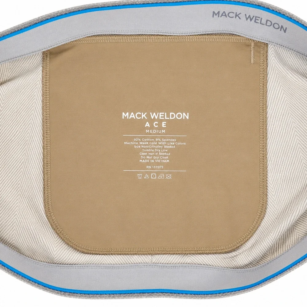 Mack Weldon ACE Men’s Medium Heather Beige Jogger Pants Drawstring Lounge